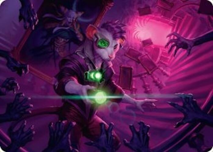 Nashi, Searcher in the Dark Art Card (21/54) [Duskmourn: House of Horror Art Series] | The CG Realm