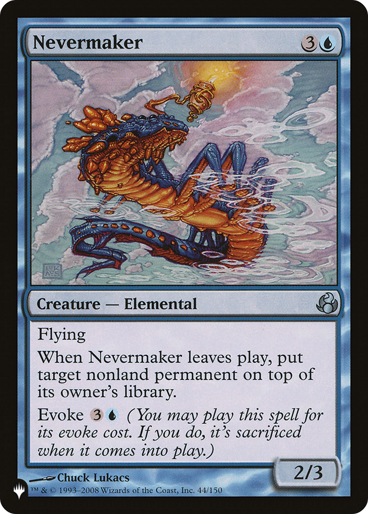 Nevermaker [The List] | The CG Realm