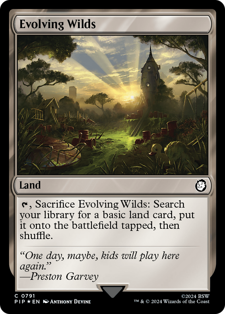 Evolving Wilds (Surge Foil) [Fallout] | The CG Realm