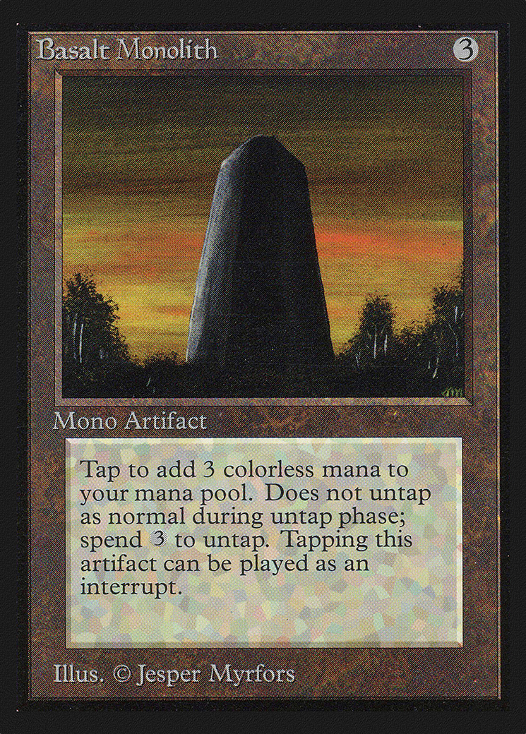 Basalt Monolith (IE) (IED-) - Intl. Collectors' Edition