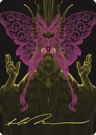 Victor, Valgavoth's Seneschal Art Card (44/54) (Gold-Stamped Signature) (ASDSK-044) - Art Series: Duskmourn: House of Horror