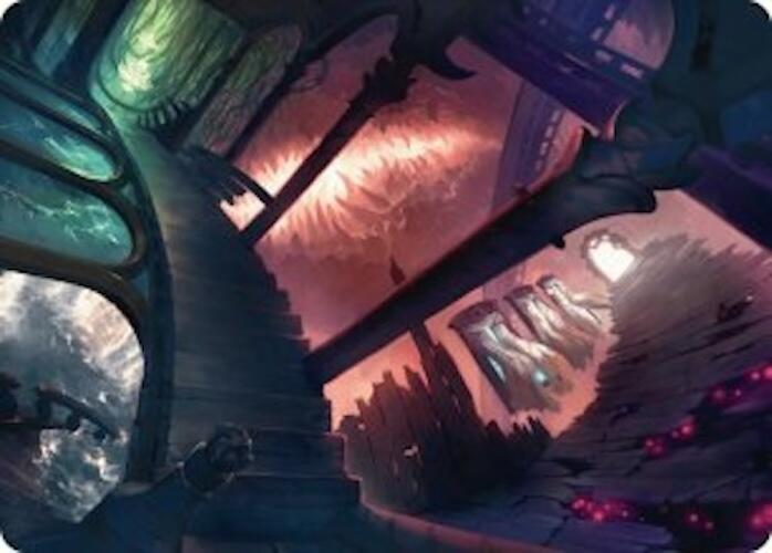 Terramorphic Expanse Art Card [Duskmourn: House of Horror Art Series] | The CG Realm