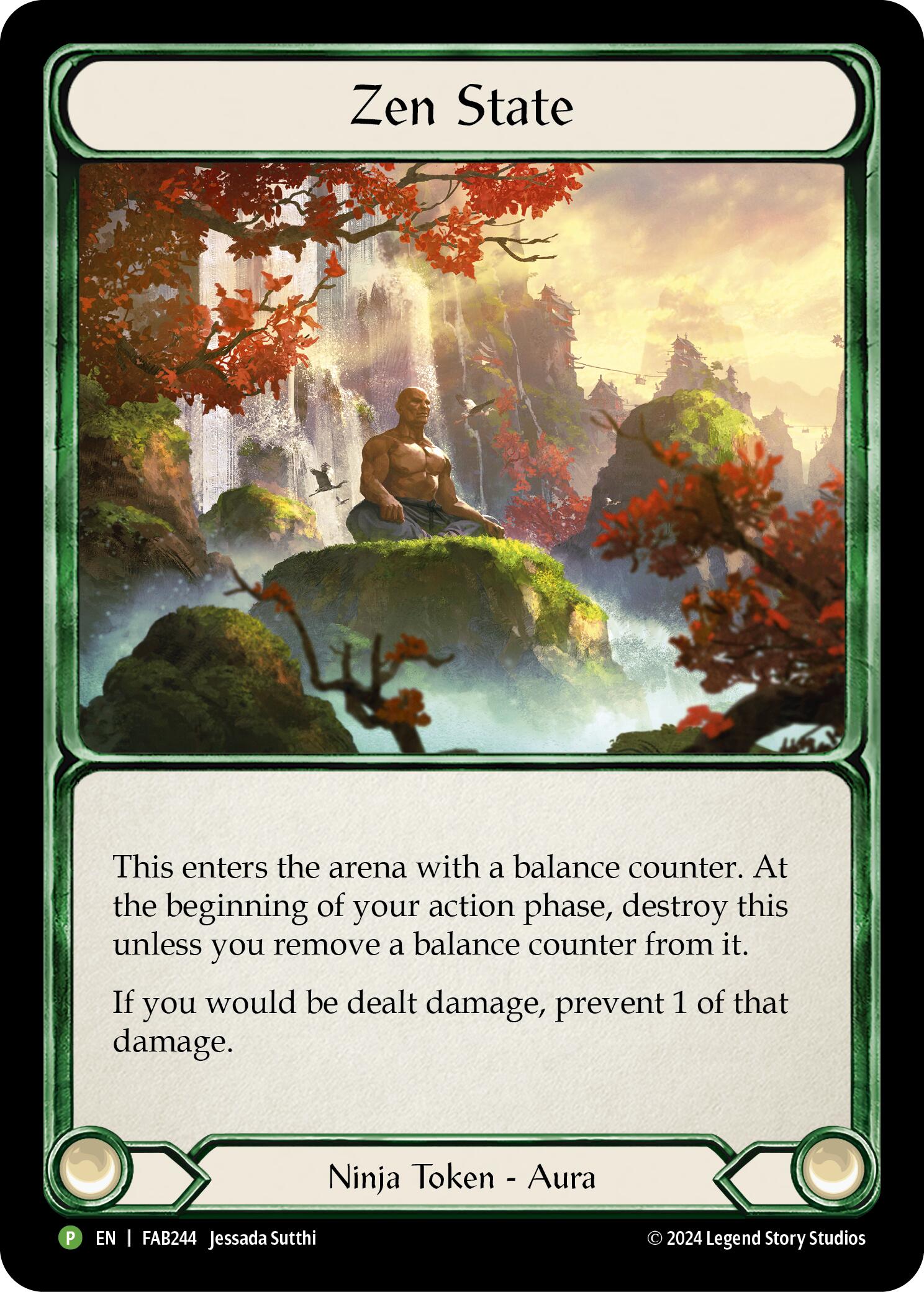 Zen State (Cold Foil) [FAB244] (Promo)  Rainbow Foil | The CG Realm