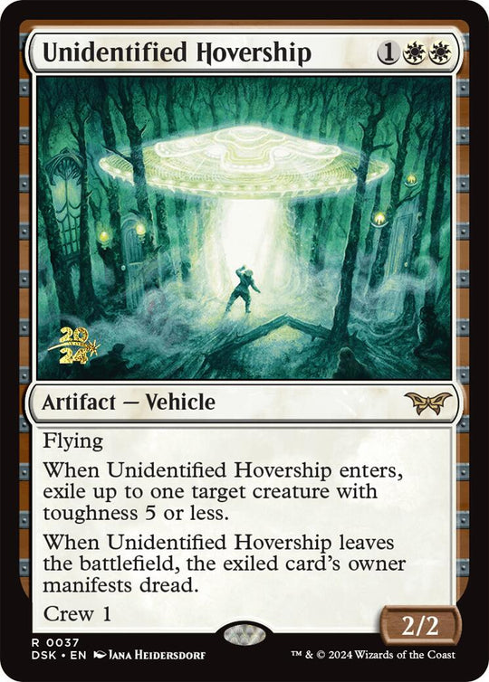 Unidentified Hovership (PRE-037) - Duskmourn: House of Horror Promos Foil
