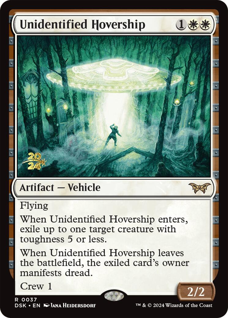 Unidentified Hovership (PRE-037) - Duskmourn: House of Horror Promos Foil