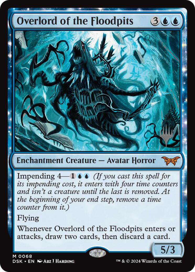 Overlord of the Floodpits (Promo Pack) [Duskmourn: House of Horror Promos] | The CG Realm