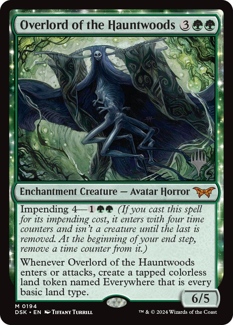 Overlord of the Hauntwoods (Promo Pack) [Duskmourn: House of Horror Promos] | The CG Realm