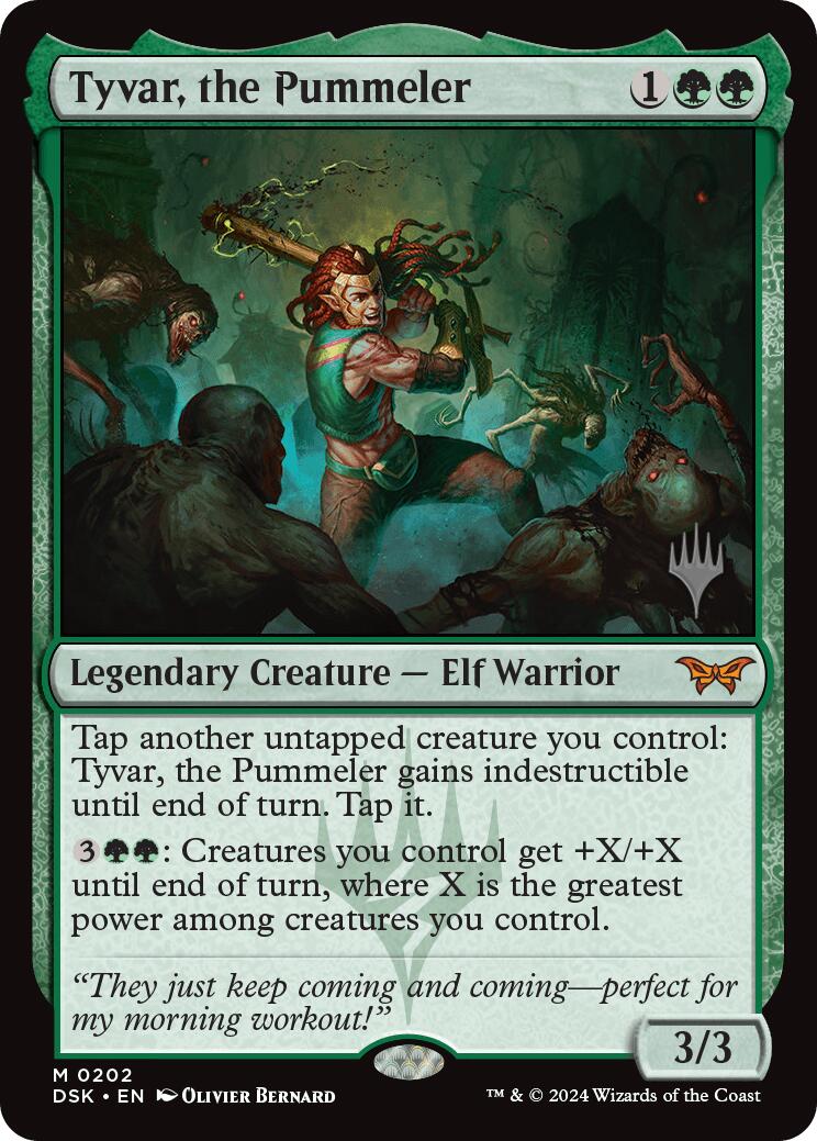Tyvar, the Pummeler (Promo Pack) [Duskmourn: House of Horror Promos] | The CG Realm