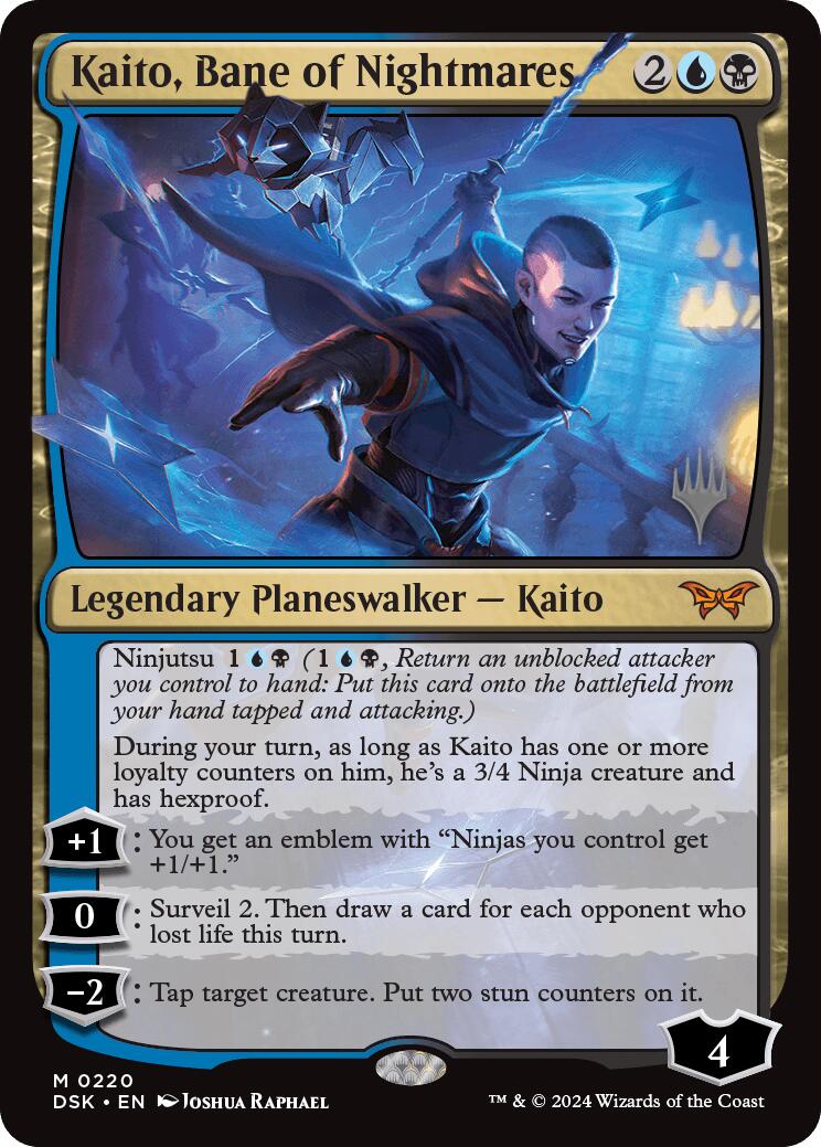 Kaito, Bane of Nightmares (Promo Pack) [Duskmourn: House of Horror Promos] | The CG Realm