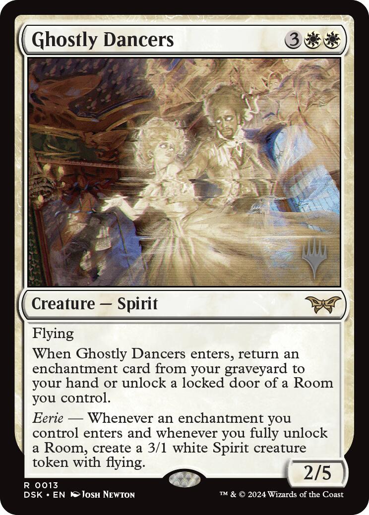 Ghostly Dancers (Promo Pack) [Duskmourn: House of Horror Promos] | The CG Realm