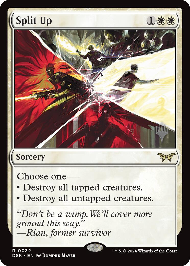 Split Up (Promo Pack) [Duskmourn: House of Horror Promos] | The CG Realm