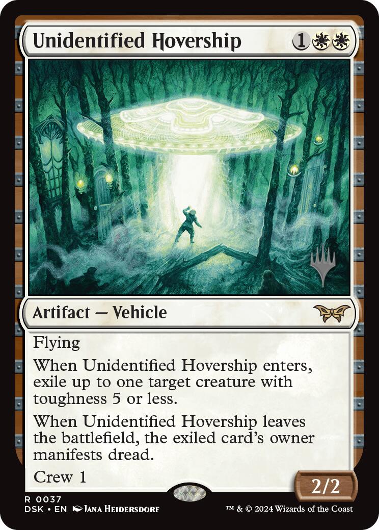 Unidentified Hovership (Promo Pack) [Duskmourn: House of Horror Promos] | The CG Realm