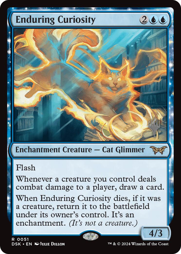 Enduring Curiosity (Promo Pack) [Duskmourn: House of Horror Promos] | The CG Realm