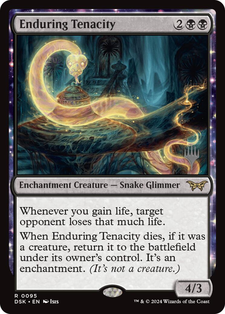 Enduring Tenacity (Promo Pack) [Duskmourn: House of Horror Promos] | The CG Realm