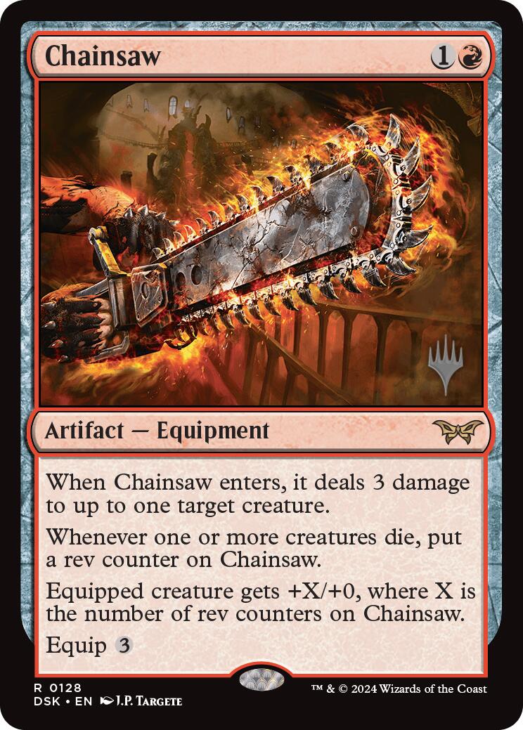 Chainsaw (Promo Pack) [Duskmourn: House of Horror Promos] | The CG Realm