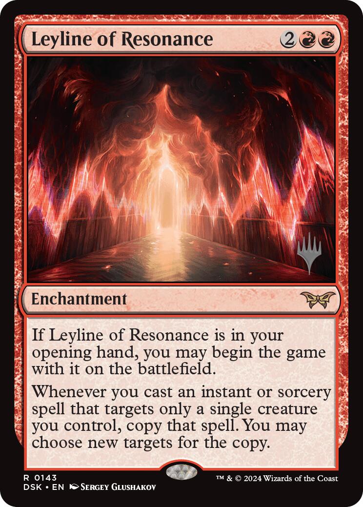 Leyline of Resonance (Promo Pack) [Duskmourn: House of Horror Promos] | The CG Realm