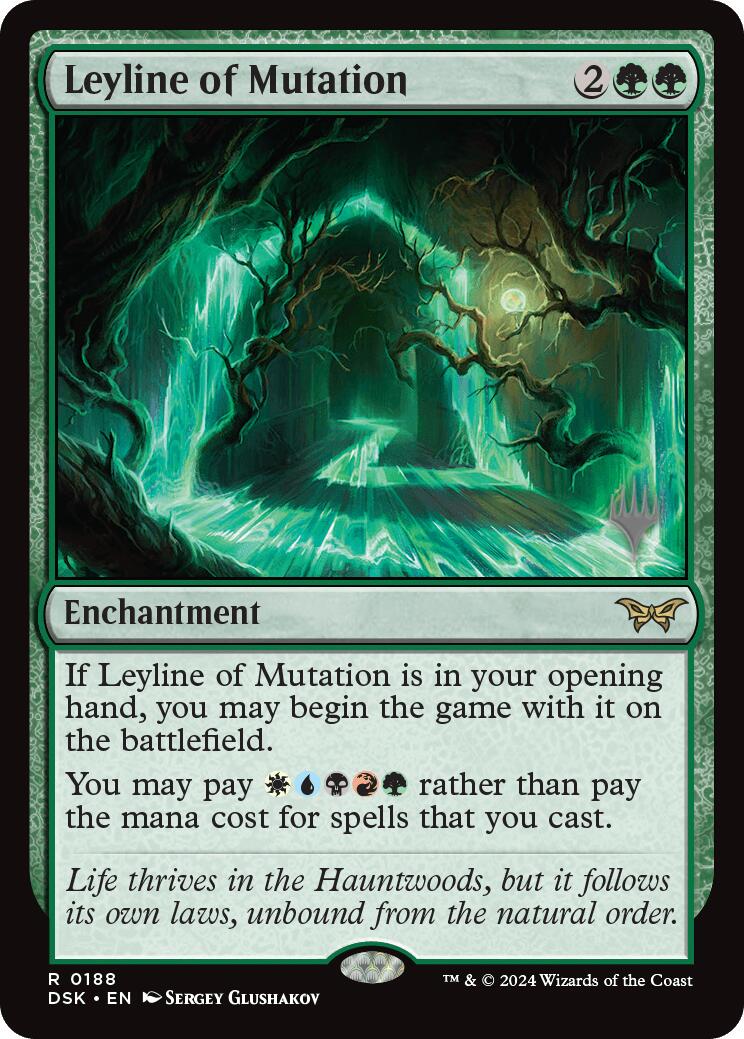 Leyline of Mutation (Promo Pack) [Duskmourn: House of Horror Promos] | The CG Realm