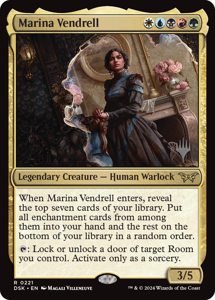 Marina Vendrell (Promo Pack) [Duskmourn: House of Horror Promos] | The CG Realm