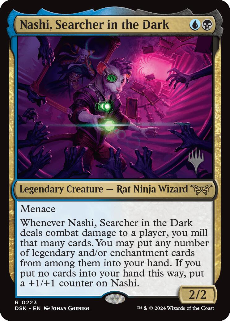Nashi, Searcher in the Dark (Promo Pack) [Duskmourn: House of Horror Promos] | The CG Realm