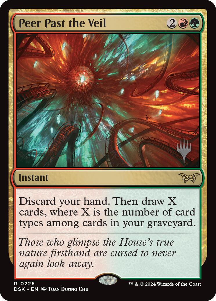 Peer Past the Veil (Promo Pack) [Duskmourn: House of Horror Promos] | The CG Realm