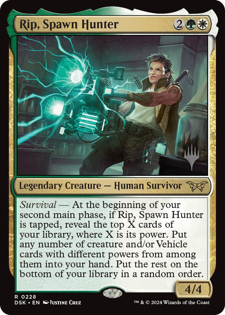 Rip, Spawn Hunter (Promo Pack) [Duskmourn: House of Horror Promos] | The CG Realm