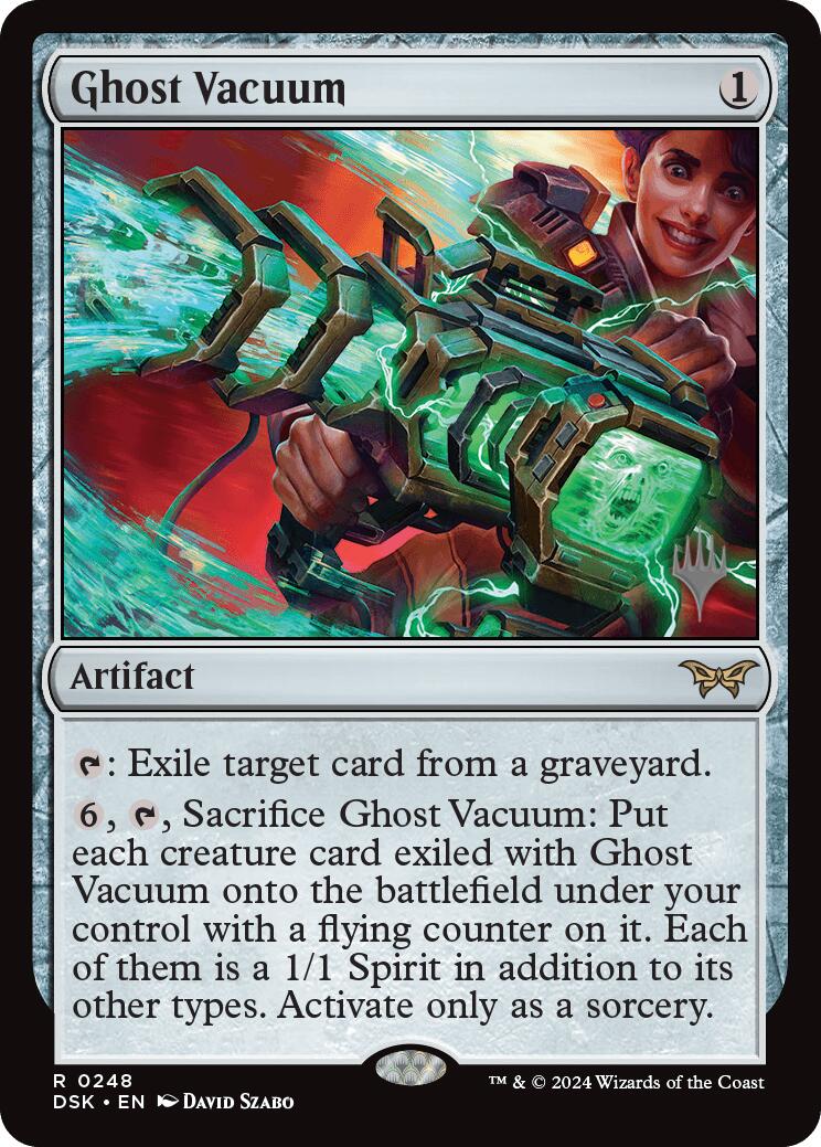 Ghost Vacuum (Promo Pack) [Duskmourn: House of Horror Promos] | The CG Realm