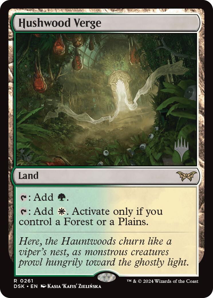 Hushwood Verge (Promo Pack) [Duskmourn: House of Horror Promos] | The CG Realm