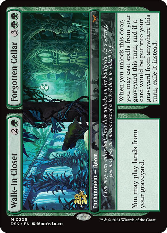 Walk-In Closet // Forgotten Cellar (PRE-205) - Duskmourn: House of Horror Promos Foil
