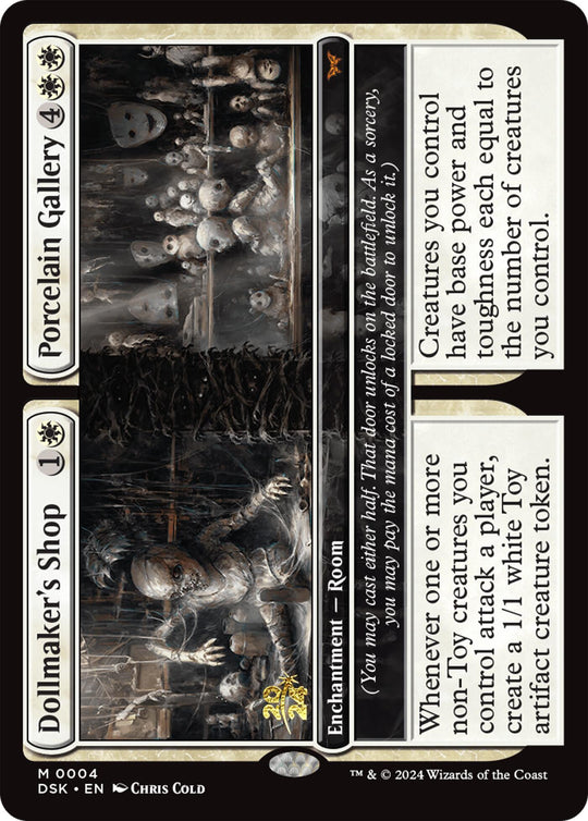 Dollmaker's Shop // Porcelain Gallery (PRE-004) - Duskmourn: House of Horror Promos Foil