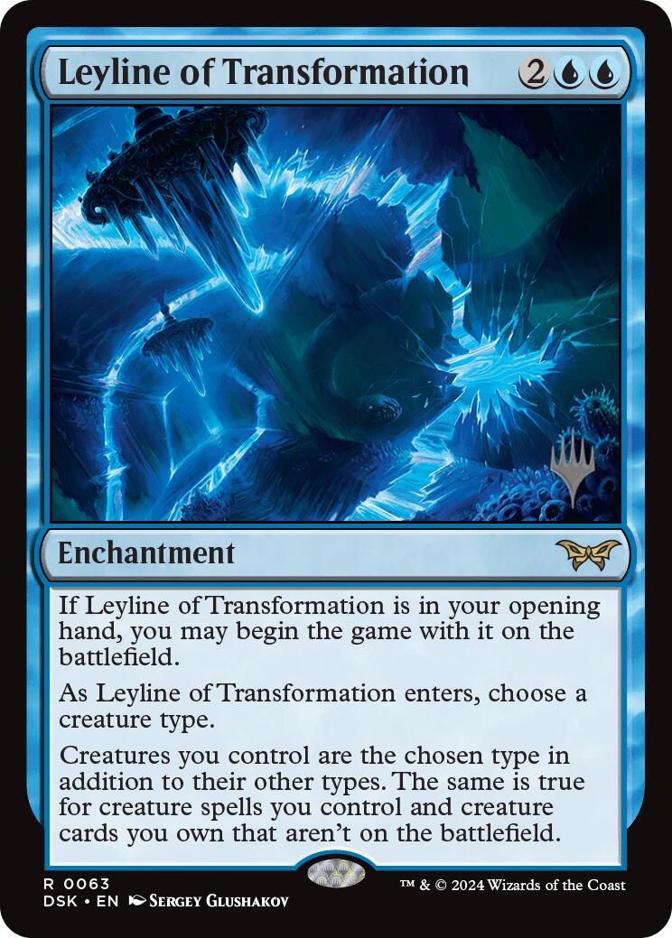 Leyline of Transformation (Promo Pack) [Duskmourn: House of Horror Promos] | The CG Realm