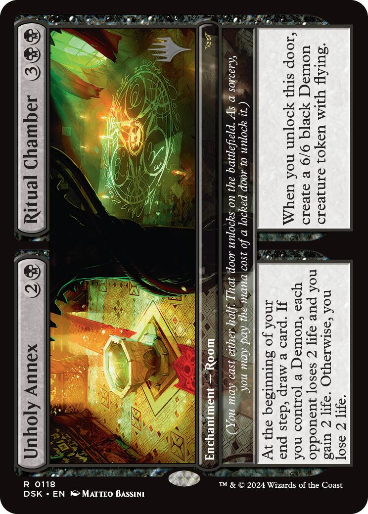 Unholy Annex // Ritual Chamber (Promo Pack) [Duskmourn: House of Horror Promos] | The CG Realm