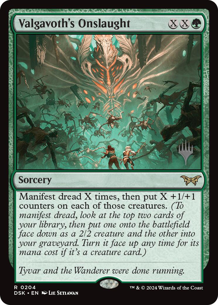 Valgavoth's Onslaught (Promo Pack) [Duskmourn: House of Horror Promos] | The CG Realm