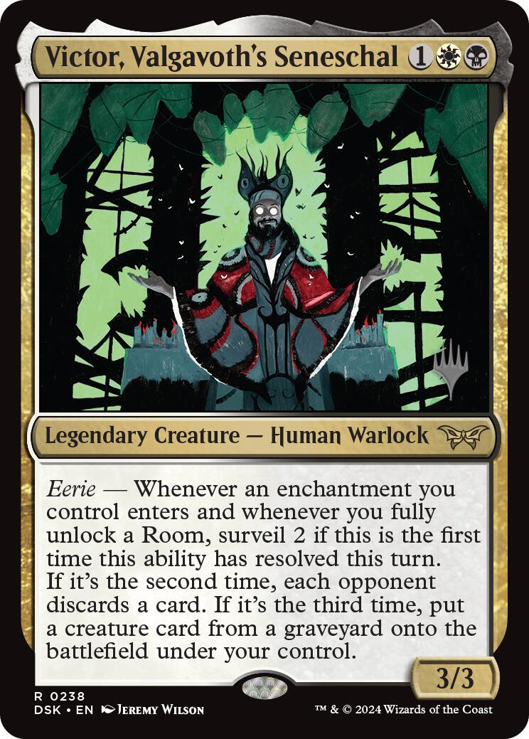 Victor, Valgavoth's Seneschal (Promo Pack) [Duskmourn: House of Horror Promos] | The CG Realm