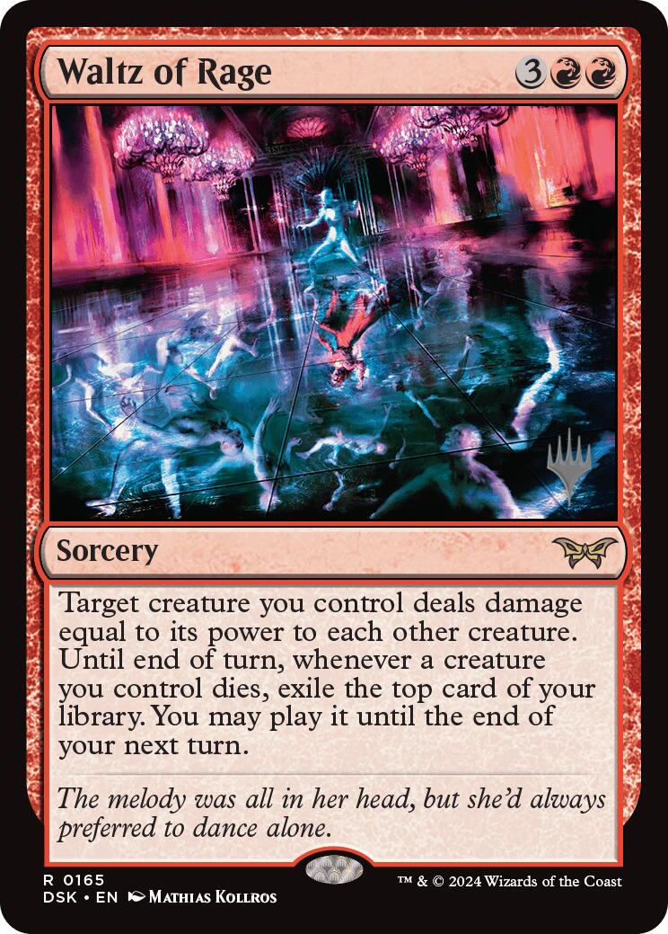 Waltz of Rage (Promo Pack) [Duskmourn: House of Horror Promos] | The CG Realm