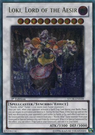 Loki, Lord of the Aesir (UTR) (STOR-EN039) - Storm of Ragnarok Unlimited