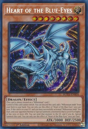 Heart of the Blue-Eyes (ROTA-EN004) - Rage of the Abyss 1st Edition