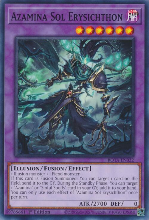 Azamina Sol Erysichthon [ROTA-EN032] Common | The CG Realm