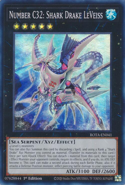 Number C32: Shark Drake LeVeiss [ROTA-EN041] Super Rare | The CG Realm