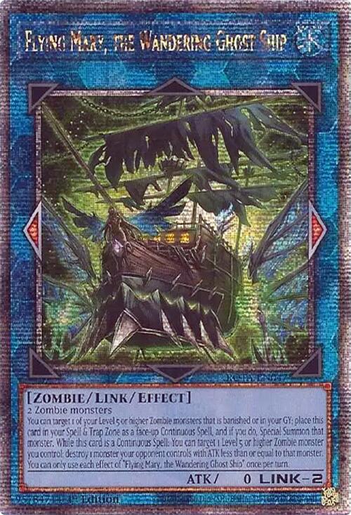 Flying Mary, the Wandering Ghost Ship (Quarter Century Secret Rare) [ROTA-EN047] Quarter Century Secret Rare | The CG Realm