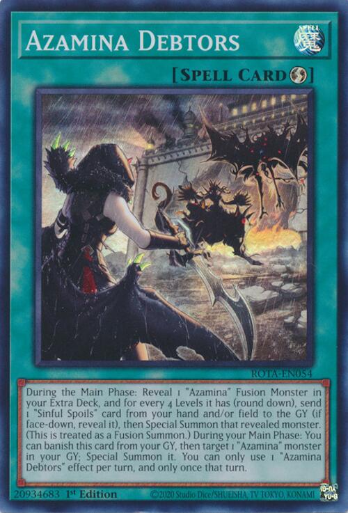 Azamina Debtors [ROTA-EN054] Super Rare | The CG Realm