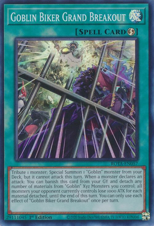 Goblin Biker Grand Breakout [ROTA-EN057] Super Rare | The CG Realm