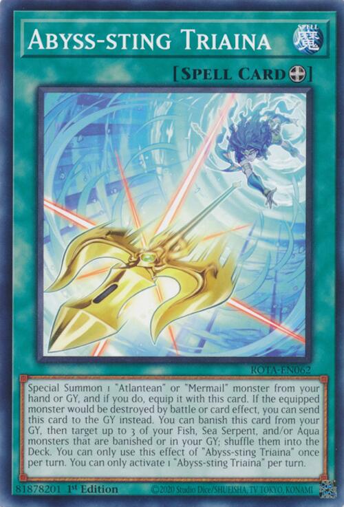 Abyss-sting Triaina [ROTA-EN062] Common | The CG Realm