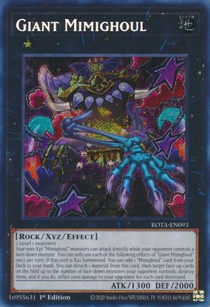 Giant Mimighoul (ROTA-EN093) - Rage of the Abyss 1st Edition