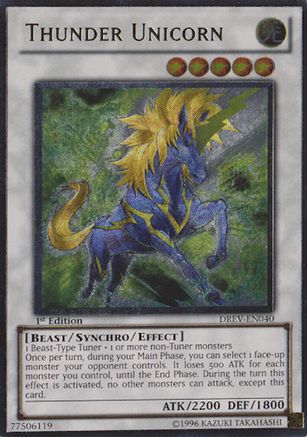 Thunder Unicorn (UTR) (DREV-EN040) - Duelist Revolution Unlimited