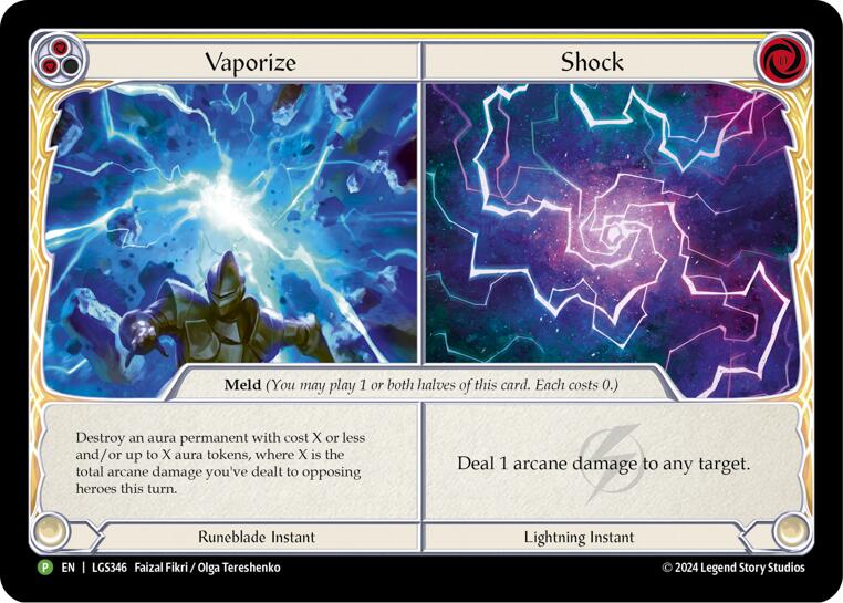 Vaporize // Shock [LGS346] (Promo)  Cold Foil | The CG Realm