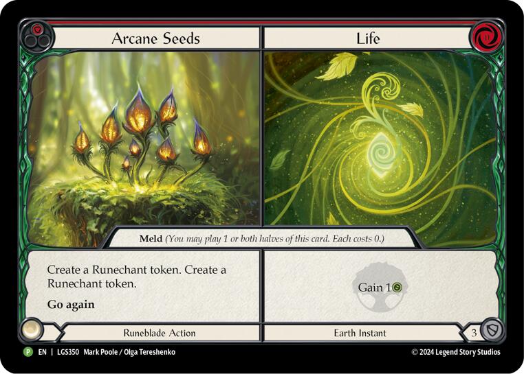 Arcane Seeds // Life [LGS350] (Promo)  Cold Foil | The CG Realm