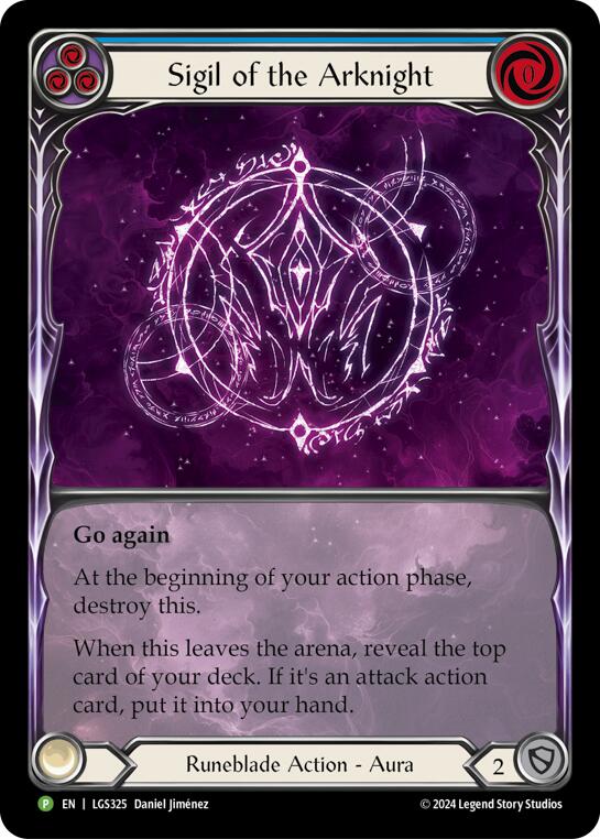 Sigil of the Arknight (Extended Art) [LGS325] (Promo)  Rainbow Foil | The CG Realm