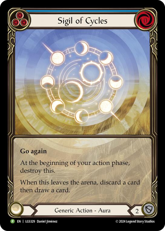 Sigil of Cycles (Extended Art) [LGS329] (Promo)  Rainbow Foil | The CG Realm