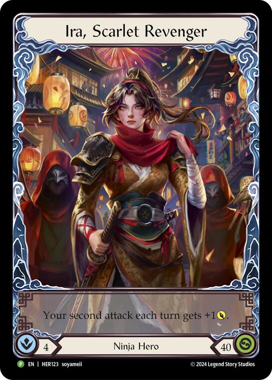 Ira, Scarlet Revenger [HER123] (Promo)  Rainbow Foil | The CG Realm