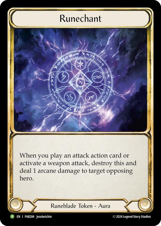 Runechant (Lightning) [FAB284] (Promo)  Cold Foil | The CG Realm